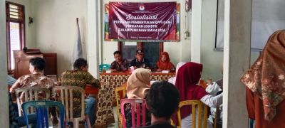 SOSIALISASI Pembentukan KPPS untuk Pemilu 2024  PPS desa Kaibon Kec Ambal.Kab Kebumen 